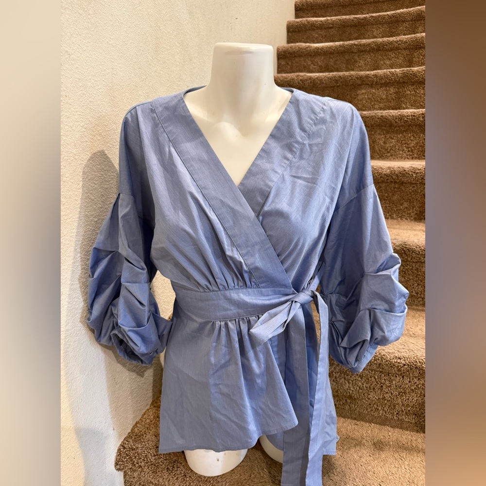 NY&Co wrap blouse